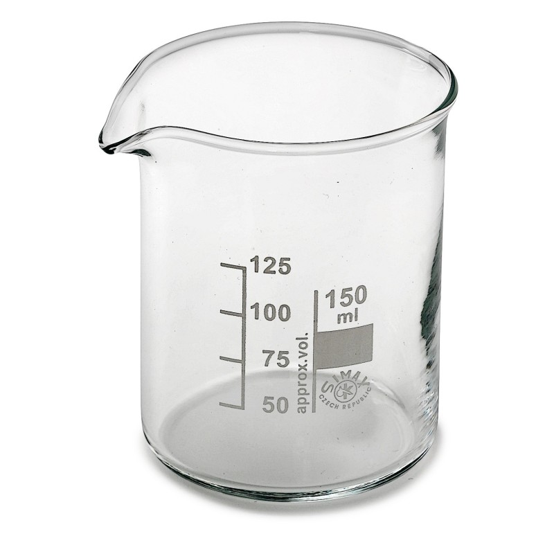 Becher Graduato In Vetro Borosilicato Rocwing 100ml - Confezione Da 2 Pezzi