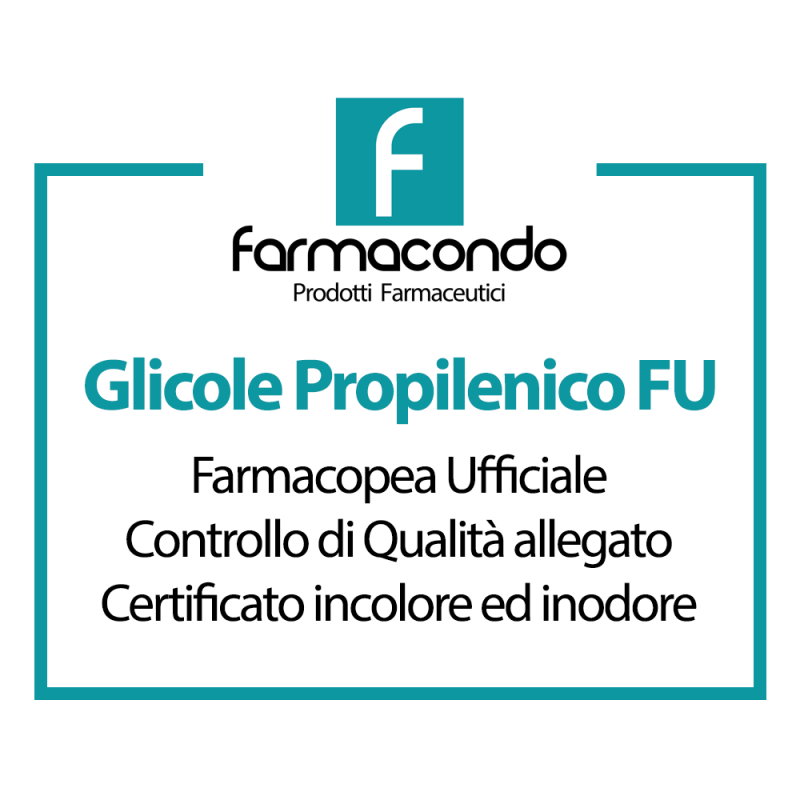 Buy Glicole Propilenico Farmacondo 1 LITRO FU online