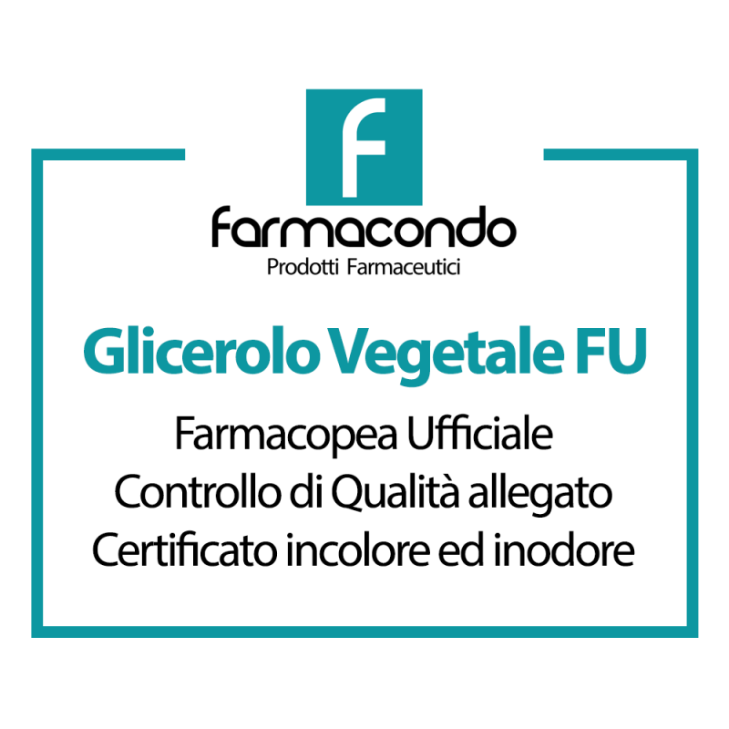 Buy Glicerolo Vegetale Farmacondo 1 Kg FU USP online
