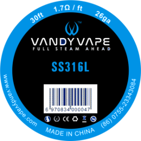 FILO ACCIAIO SS316L 26GA by VandyVape svapo