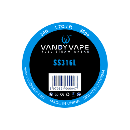 FILO ACCIAIO SS316L 26GA by VandyVape svapo