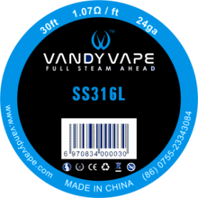 FILO ACCIAIO SS316L 24GA by VandyVape svapo