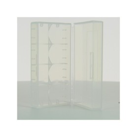 CASE RIGIDO PER DUE BATTERIE 18650
