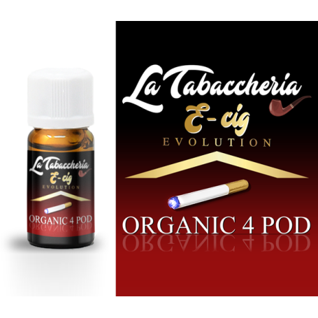 E-CIG - Organic 4 Pod (La Tabaccheria) 10ml