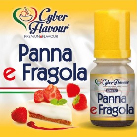 PANNA E FRAGOLA Aroma Concentrato 10ml (Cyberflavour)