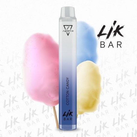 LIKBAR 500MAH COTTON CANDY SIGARETTA USA E GETTA svapo