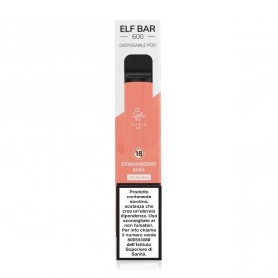 ELFBAR 600 PUFF STRAWBERRY KIWI SIGARETTA USA E GETTA