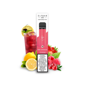 ELFBAR 600 PUFF PINK LEMONADE SIGARETTA USA E GETTA