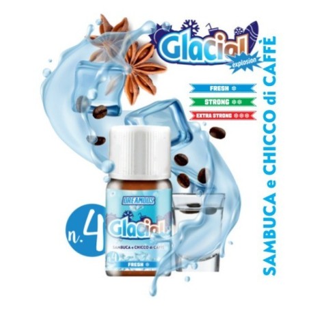 Sambuca e Chicco di Caffè GLACIAL N4 10ml DREAMODS Dreamods Dreamods sigaretta elettronica svapo come preparare