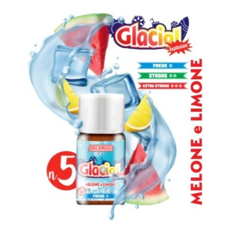 Melone e Limone GLACIAL N5 10ml DREAMODS Dreamods Dreamods sigaretta elettronica svapo come preparare