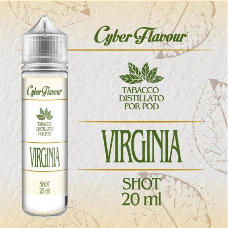 Tabacco Virginia Distillato For Pod 20ml CYBERFLAVOUR svapo
