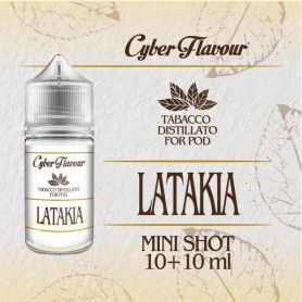 Latakia Tabacco Organico For Pod MiniShot 10+10 CYBERFLAVOUR svapo