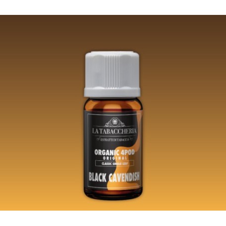 Black Cavendish Organic4Pod 10ml La Tabaccheria