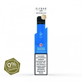 ELFBAR 600 BLUE RAZZ LEMONADE Senza Nicotina