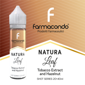 Tabacco e Nocciola 20ml FARMACONDO NATURA LEAF - Aroma intenso e avvolgente