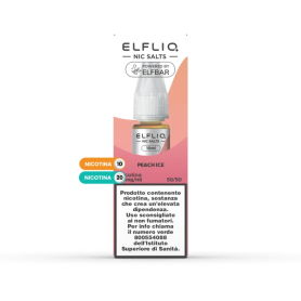 Elfliq Peach Ice Liquido Pronto 10ml ElfBar Elfliq By Elfbar Liquidi Pronti tpd 10ml svapo