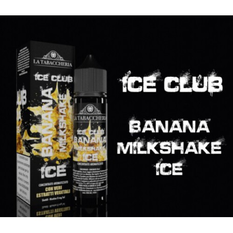 BANANA MILKSHAKE ICE Linea Ice Club La Tabaccheria 20ml per Ice Club | Prodotti per lo svapo e sigarette elettroniche  by La Tab