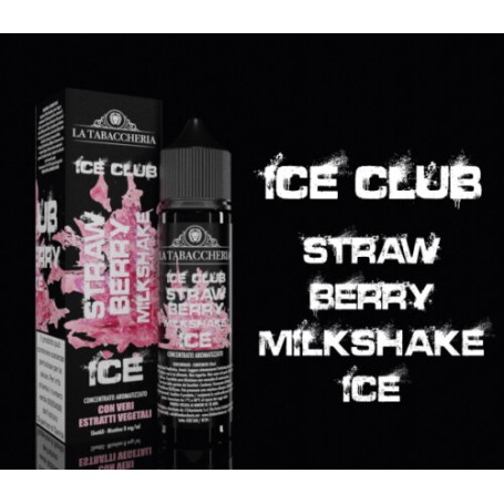 STRAWBERRY MILKSHAKE ICE Linea Ice Club La Tabaccheria 20ml per Ice Club | Prodotti per lo svapo e sigarette elettroniche  by La