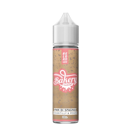 PAN DI SPAGNA CHANTILLY PESCA Bakery Drip Aroma 20ml RELOADVAPE per VaporBar Shot | Prodotti per lo svapo e sigarette elettronic
