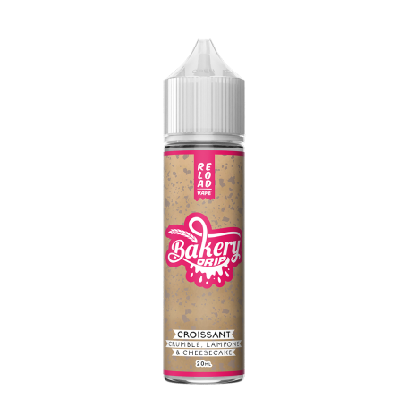 CROISSANT CRUMBLE LAMPONE Bakery Drip Aroma 20ml RELOADVAPE per VaporBar Shot | Prodotti per lo svapo e sigarette elettroniche  