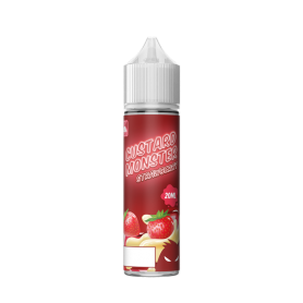 STRAWBERRY Custard Aroma Shot 20ml MONSTERVAPE LABS per Monster Vape Labs Shot | Prodotti per lo svapo e sigarette elettroniche 