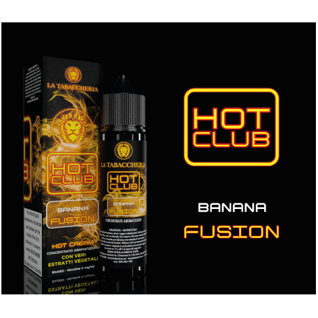 BANANA FUSION Linea Hot Club La Tabaccheria 20ml per Hot Club | Prodotti per lo svapo e sigarette elettroniche  by La Tabaccheri