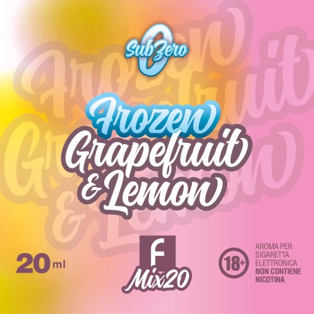 FROZEN GRAPEFRUIT & LEMON Linea SubZero F-MIX20 Aroma 20ml FARMACONDO per Farmacondo Mix and Vape | Prodotti per lo svapo e siga