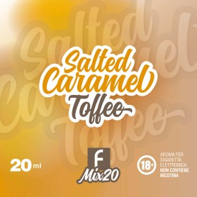 SALTED CARAMEL TOFFEE Linea Comfort F-MIX20 Aroma 20ml FARMACONDO per Farmacondo Mix and Vape | Prodotti per lo svapo e sigarett