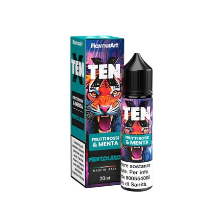 FRUTTI ROSSI E MENTA Ten X Aroma Shot 20+40 ml FLAVOURART