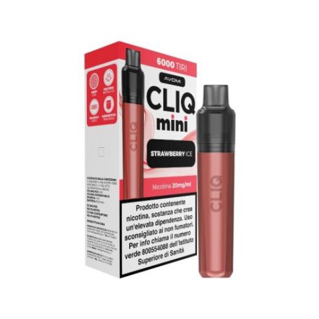 CLIQ Mini Device + Pod Precaricata STRAWBERRY ICE (parte da 4ml)