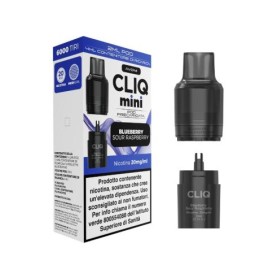 CLIQ Mini Pod Precaricata BLUEBERRY SOUR RASPBERRY (parte da 2ml)