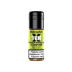 PESCA BIANCA E LAMPONE TenX Liquido Pronto 10ml Flavourart
