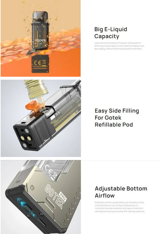 gotek aspire podmod pod