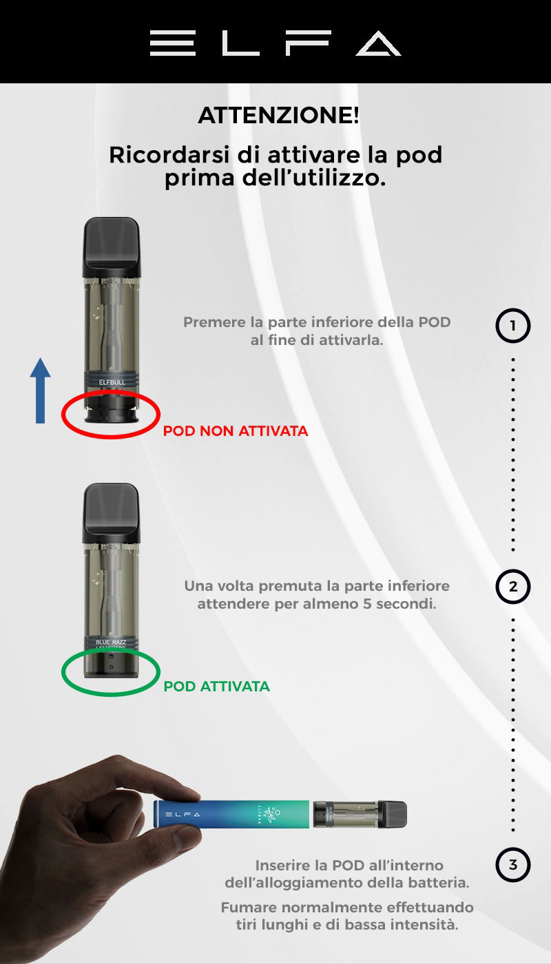 attivazione elfbar elfa pod