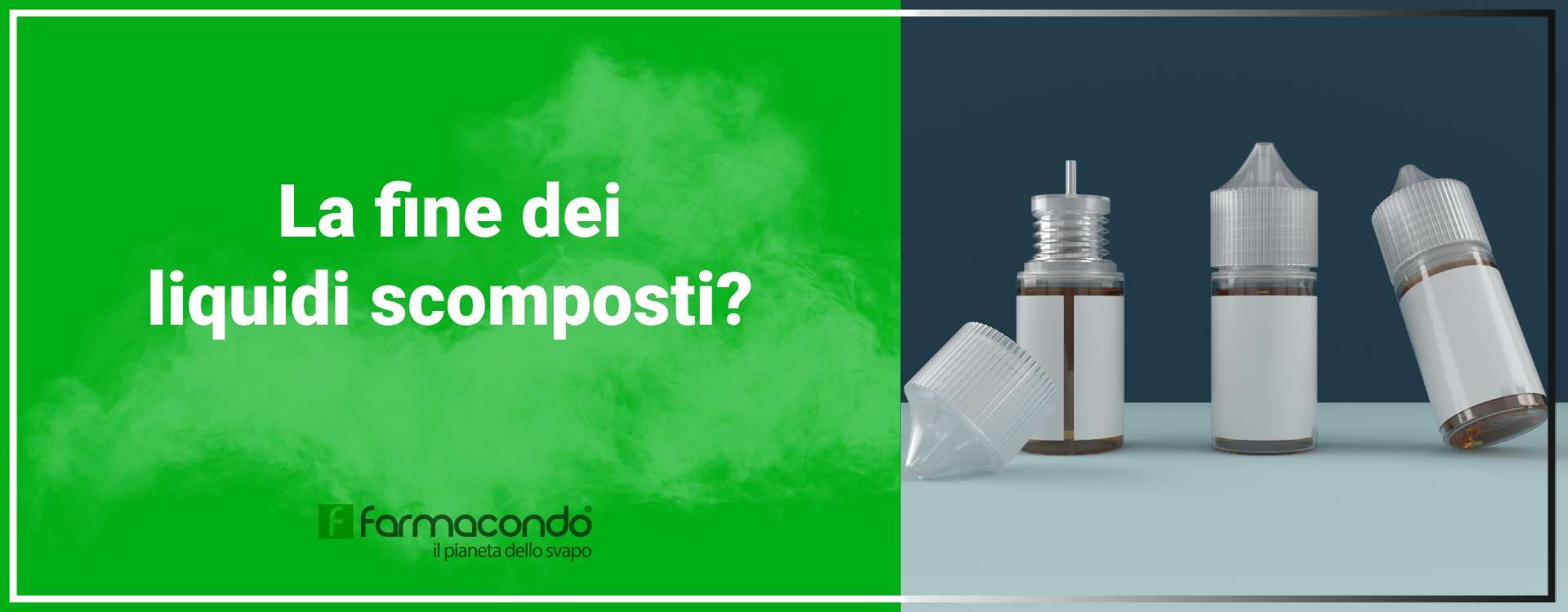 La fine dei liquidi scomposti? Quali scenari per lo svapo?