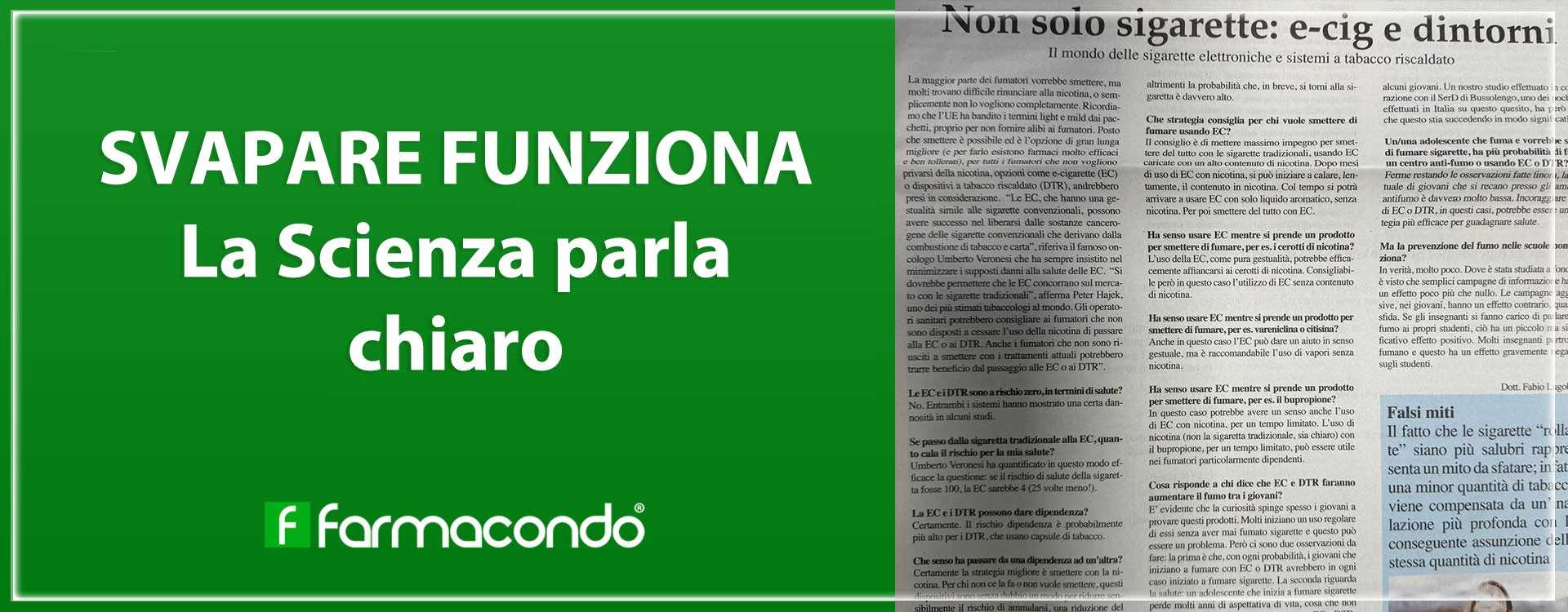 Sigaretta elettronica e adolescenti: riflessioni scientifiche fuori dai falsi miti